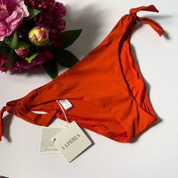 La Perla dark orange bikini bottom size 12 US - Picture 2 of 7